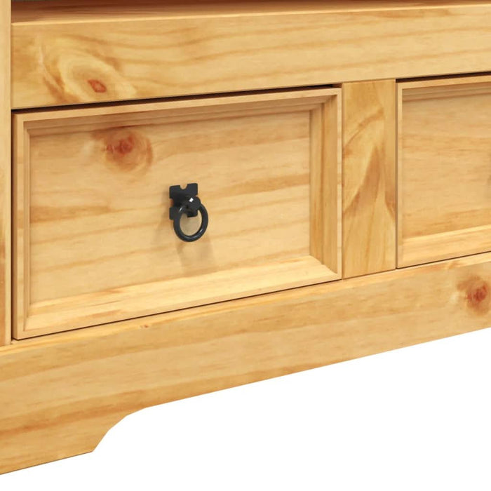 Comodă TV stil Corona din pin mexican 91 x 43 x 56 cm - WALTI WALTI
