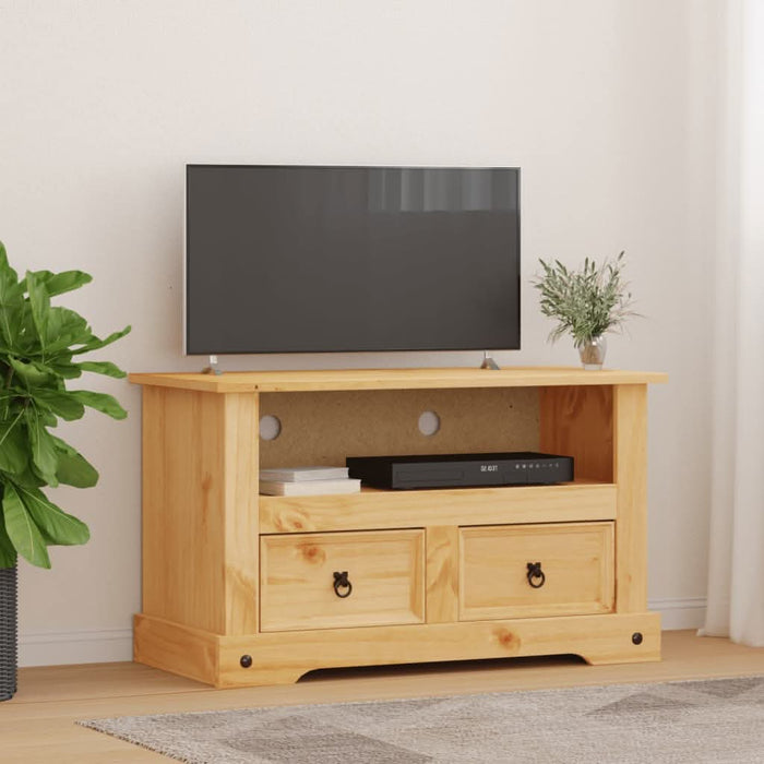 Comodă TV stil Corona din pin mexican 91 x 43 x 56 cm - WALTI WALTI