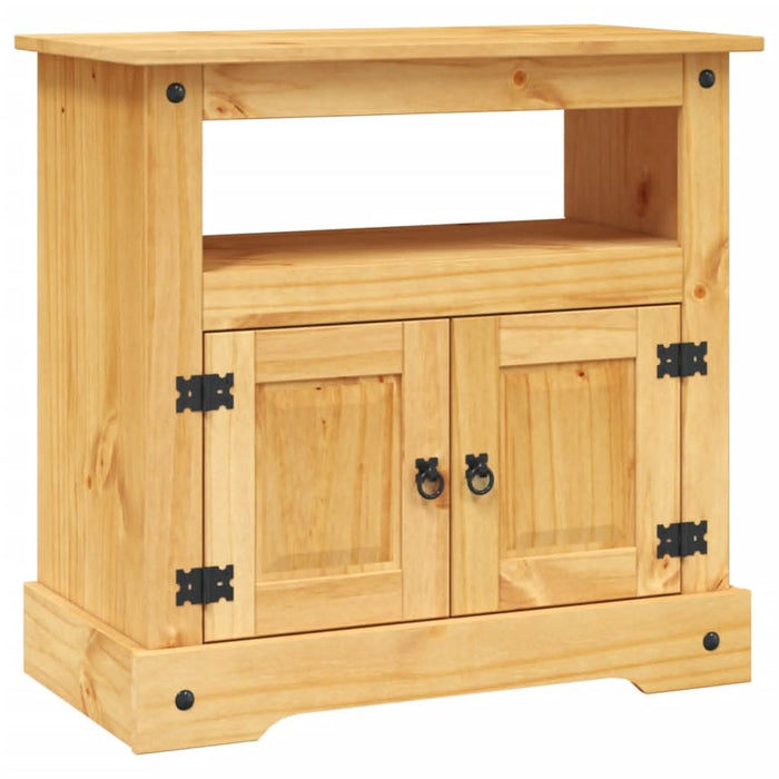 Comodă TV gama Corona, gri, 80 x 43 x 78 cm, pin mexican - WALTI WALTI