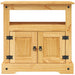 Comodă TV gama Corona, gri, 80 x 43 x 78 cm, pin mexican - WALTI WALTI