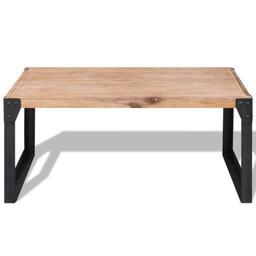 Măsuță de cafea din lemn masiv de acacia, 100 x 60 x 45 cm - WALTI WALTI