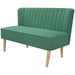 Canapea din material textil, 117 x 55,5 x 77 cm, verde - WALTI WALTI