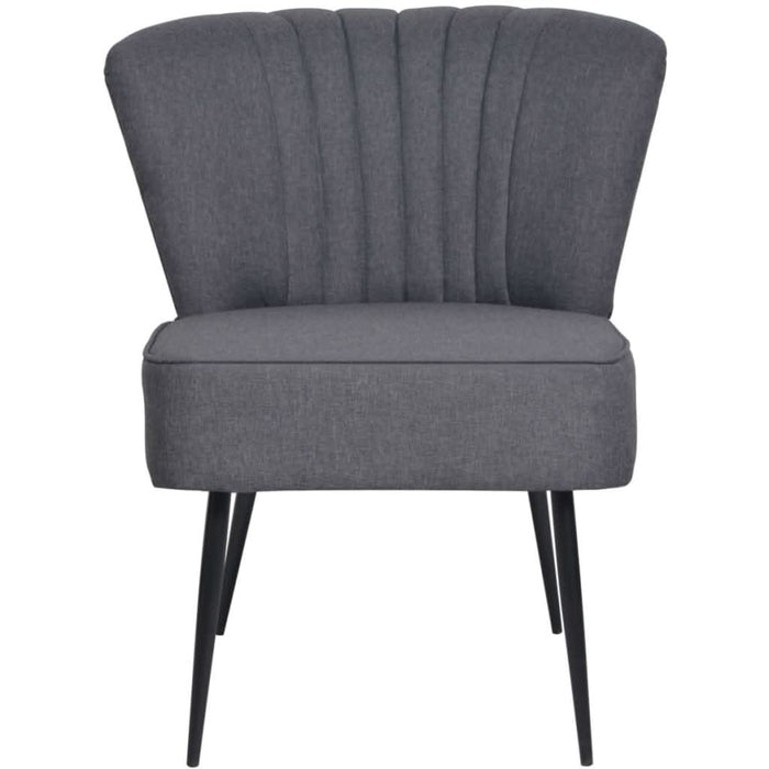 Scaun cocktail, gri închis, material textil - WALTI WALTI