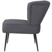 Scaun cocktail, gri închis, material textil - WALTI WALTI