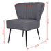 Scaun cocktail, gri închis, material textil - WALTI WALTI