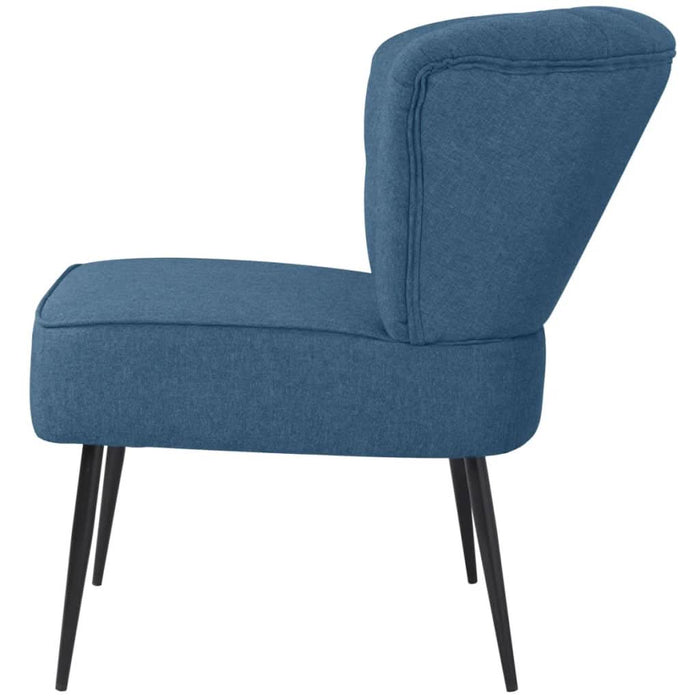 Scaun cocktail, albastru, material textil - WALTI WALTI
