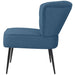 Scaun cocktail, albastru, material textil - WALTI WALTI