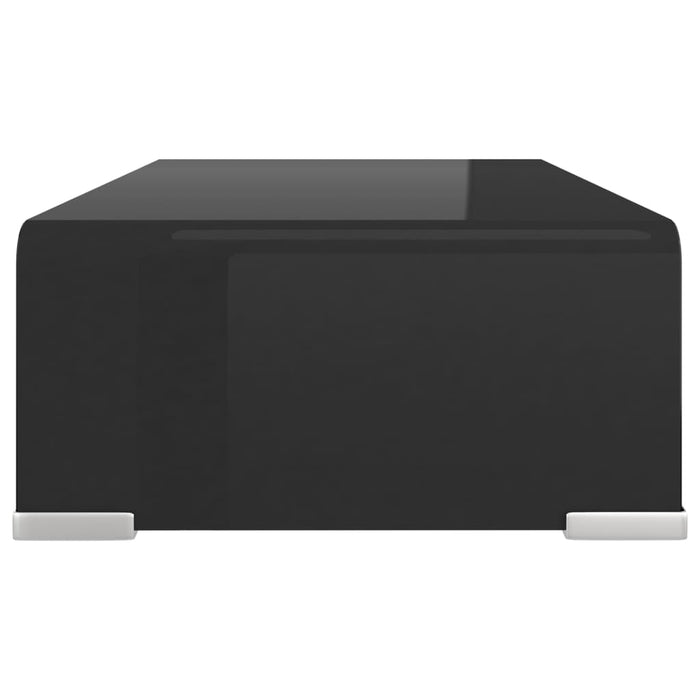 Stativ TV/Suport monitor, sticlă, 40 x 25 x 11 cm, negru - WALTI WALTI