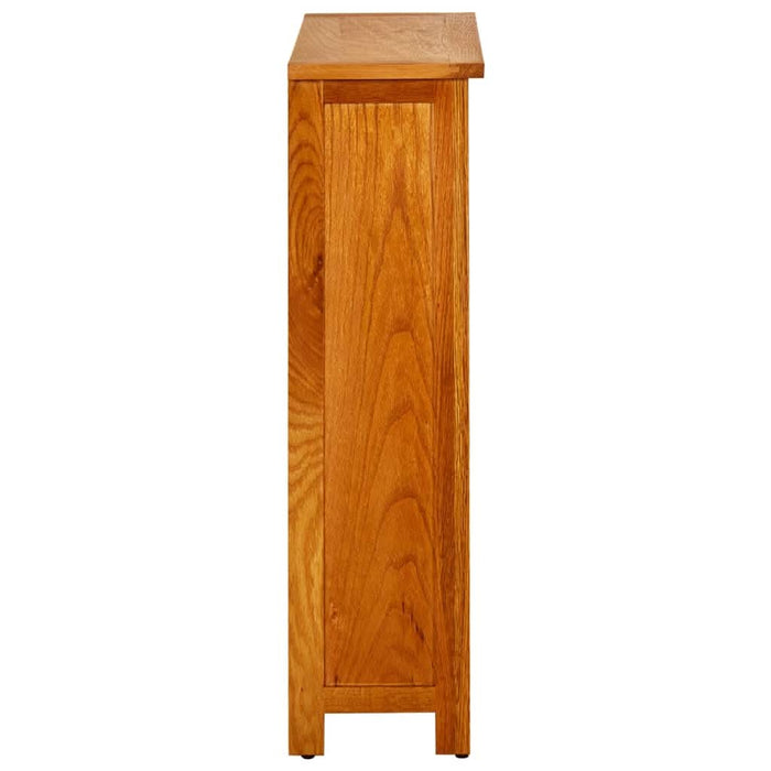 Bibliotecă cu 3 rafturi, 70 x 22,5 x 82 cm, lemn masiv stejar - WALTI WALTI