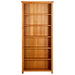 Bibliotecă cu 6 rafturi, 80 x 22,5 x 180 cm, lemn masiv stejar - WALTI WALTI