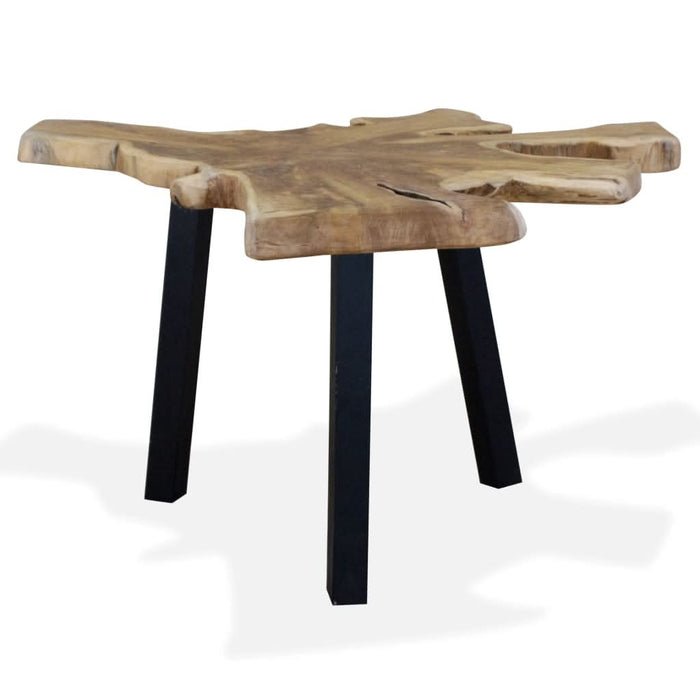Măsuță de cafea din lemn de tec natural, 80 x 70 x 38 cm - WALTI WALTI
