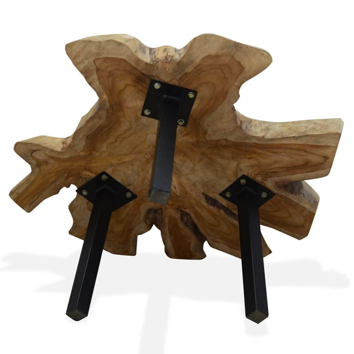 Măsuță de cafea din lemn de tec natural, 80 x 70 x 38 cm - WALTI WALTI