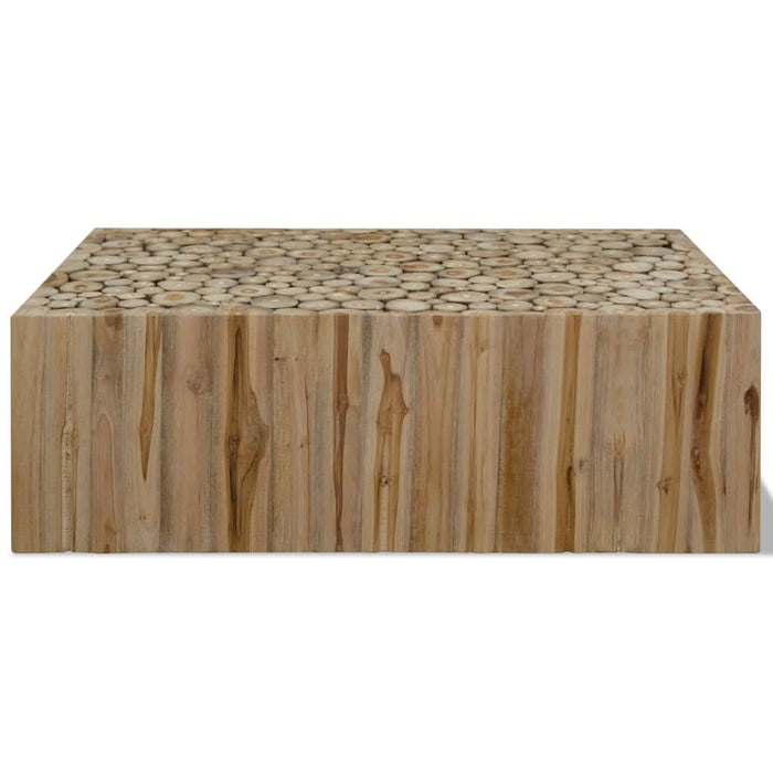 Măsuță de cafea, 90x50x30 cm, tec natural - WALTI WALTI