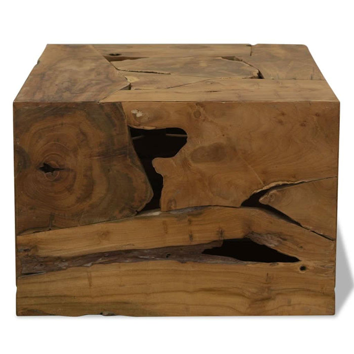 Măsuță de cafea, 50 x 50 x 35 cm, lemn de tec natural, maro - WALTI WALTI