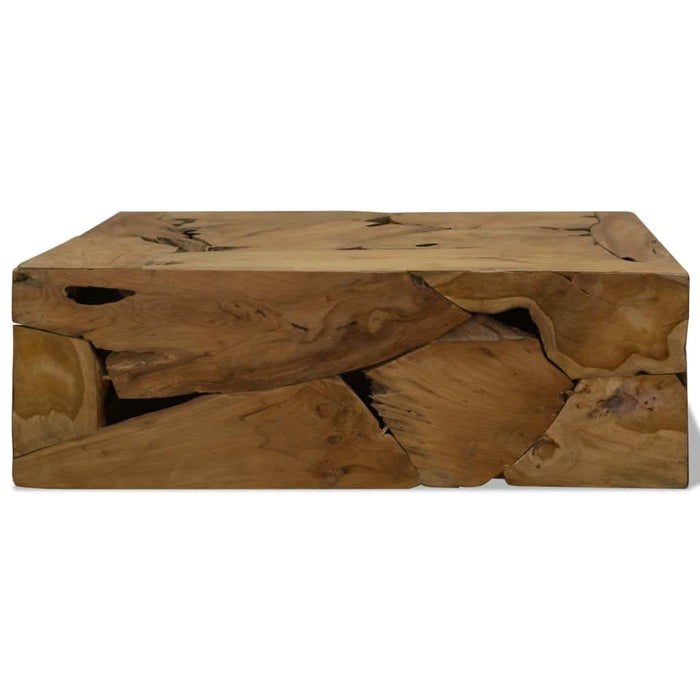 Măsuță de cafea, 90 x 50 x 30 cm, lemn de tec natural, maro - WALTI WALTI