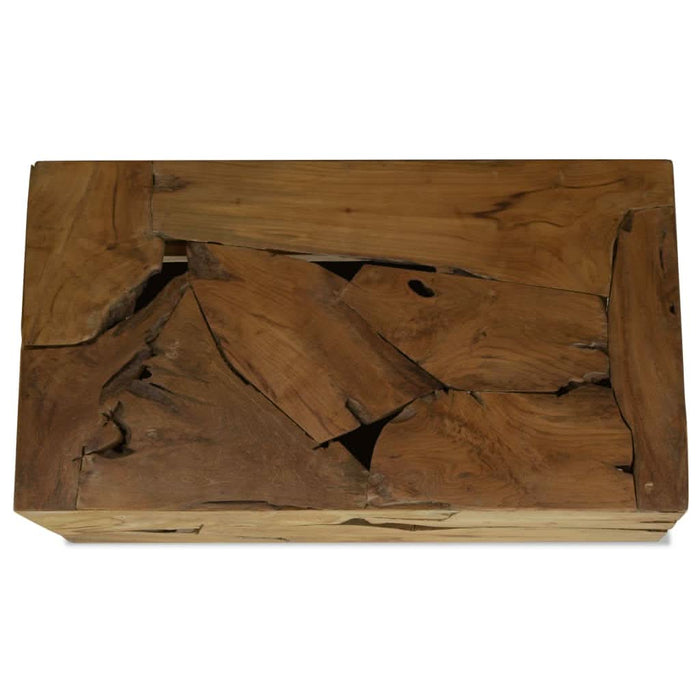Măsuță de cafea, 90 x 50 x 30 cm, lemn de tec natural, maro - WALTI WALTI