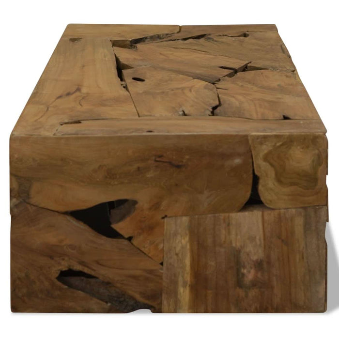 Măsuță de cafea, 90 x 50 x 30 cm, lemn de tec natural, maro - WALTI WALTI