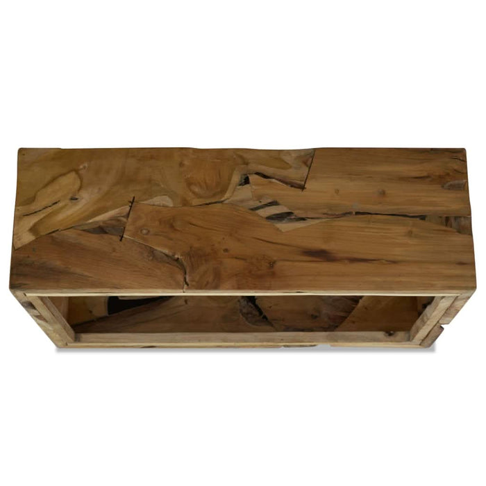 Măsuță de cafea, 90 x 50 x 30 cm, lemn de tec natural, maro - WALTI WALTI