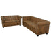 Set canapele Chesterfield cu 2 și 3 locuri, maro - WALTI WALTI