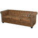 Set canapele Chesterfield cu 2 și 3 locuri, maro - WALTI WALTI