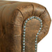 Set canapele Chesterfield cu 2 și 3 locuri, maro - WALTI WALTI