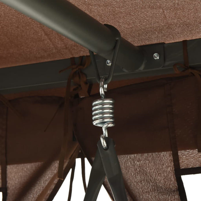 Balansoar extensibil cu pavilion, cafeniu - WALTI WALTI