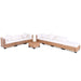 Set mobilier cu canapea 27 piese, culoare naturală, ratan - WALTI WALTI