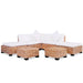 Set canapea, 18 piese, ratan natural - WALTI WALTI