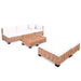 Set canapea, 18 piese, ratan natural - WALTI WALTI