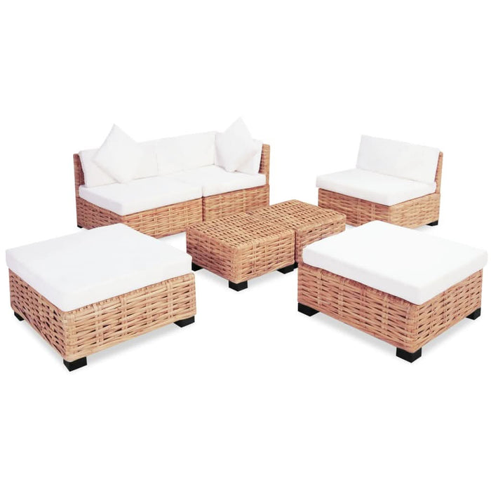 Set canapea, 18 piese, ratan natural - WALTI WALTI