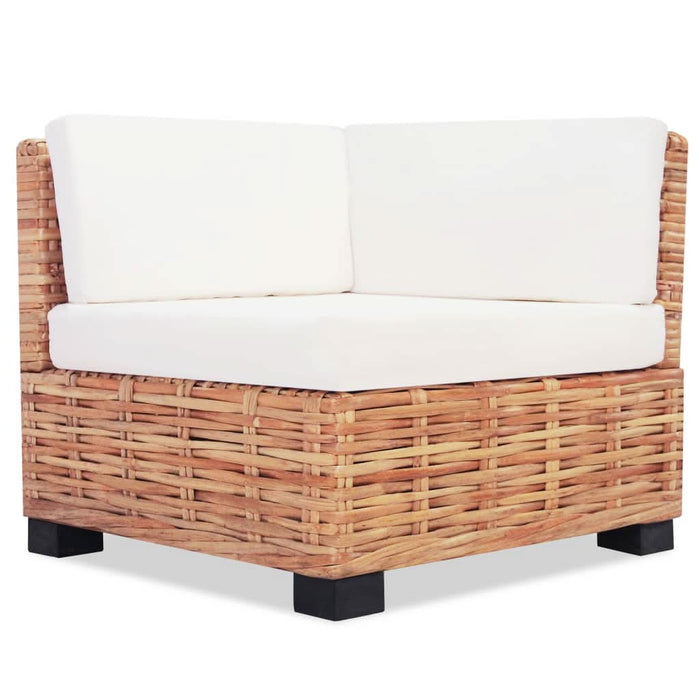 Set canapea, 18 piese, ratan natural - WALTI WALTI