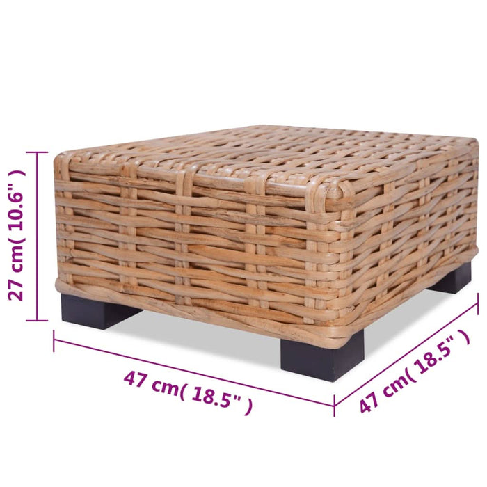 Set canapea, 16 piese, ratan natural - WALTI WALTI