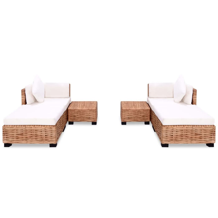Set canapea, 16 piese, ratan natural - WALTI WALTI