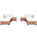 Set canapea, 16 piese, ratan natural - WALTI WALTI