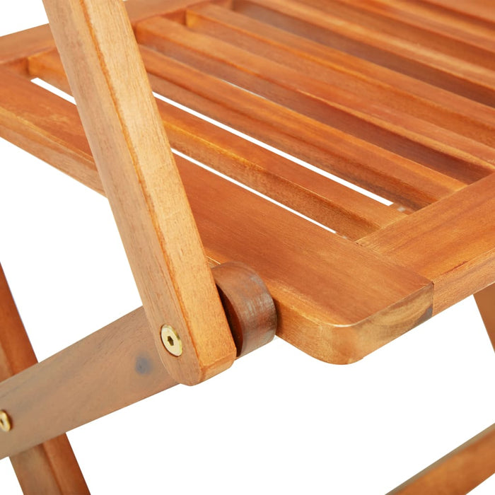 Set mobilier de exterior pliabil, 9 piese, lemn masiv de acacia - WALTI WALTI
