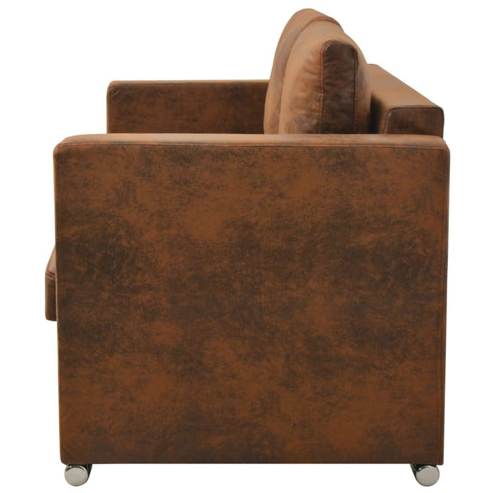 Canapea cu 2 locuri, 137 x 73 x 82 cm, velur - WALTI WALTI