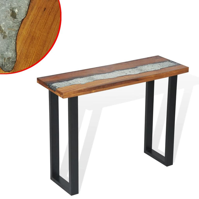 Masă consolă Lemn de tec 100 x 35 x 75 cm - WALTI WALTI