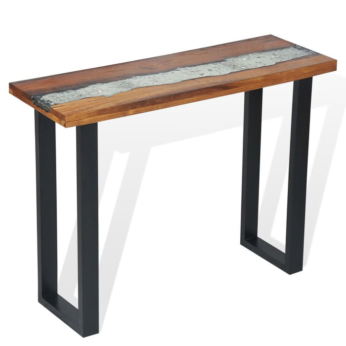 Masă consolă Lemn de tec 100 x 35 x 75 cm - WALTI WALTI