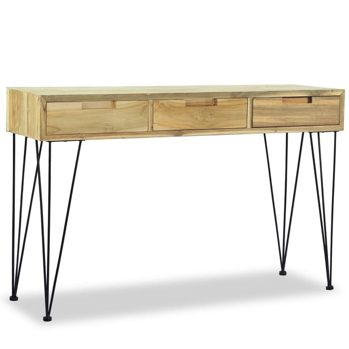 Masă consolă, 120x35x76 cm, tec masiv - WALTI WALTI
