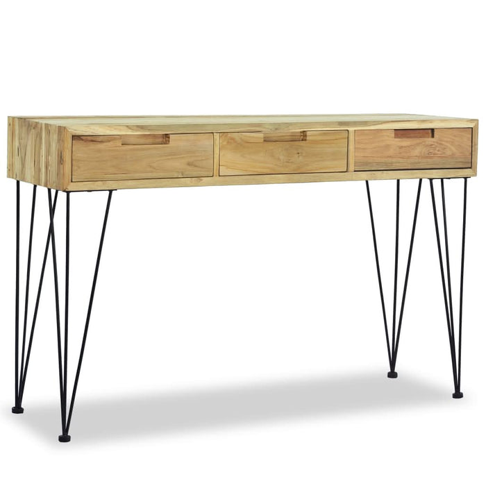 Masă consolă, 120x35x76 cm, tec masiv - WALTI WALTI