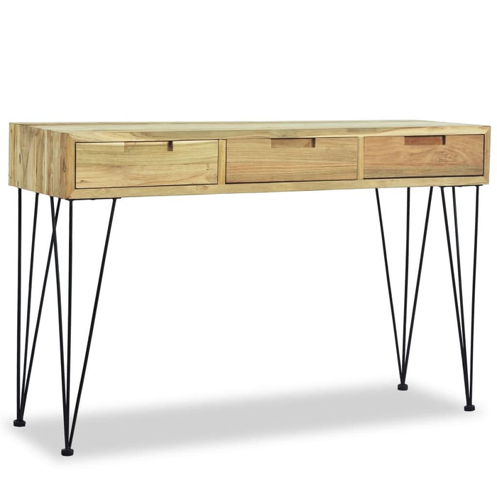 Masă consolă, 120x35x76 cm, tec masiv - WALTI WALTI