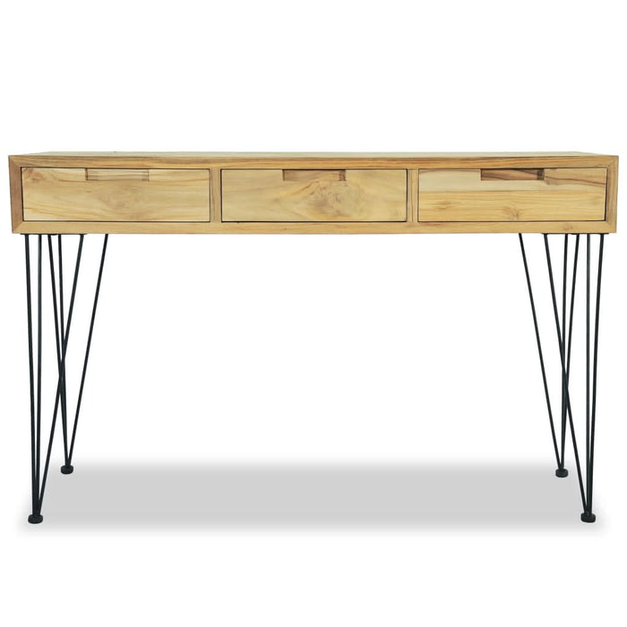 Masă consolă, 120x35x76 cm, tec masiv - WALTI WALTI