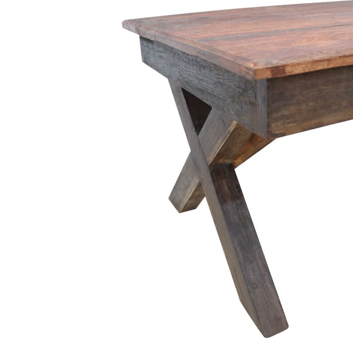 Măsuță de cafea, lemn masiv reciclat, 110 x 60 x 45cm - WALTI WALTI
