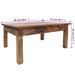 Măsuță de cafea, lemn masiv reciclat, 98x73x45 cm - WALTI WALTI