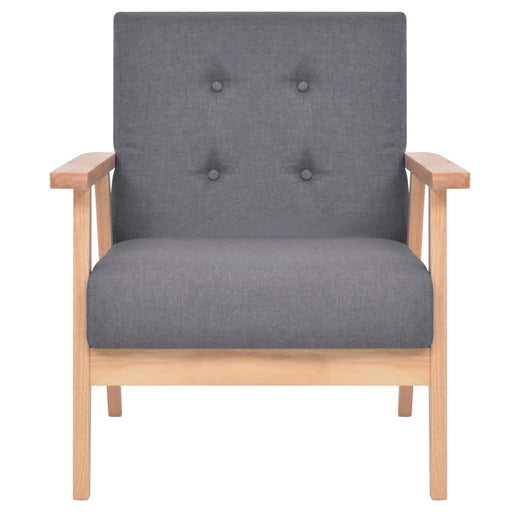 Fotoliu, gri închis, material textil - WALTI WALTI