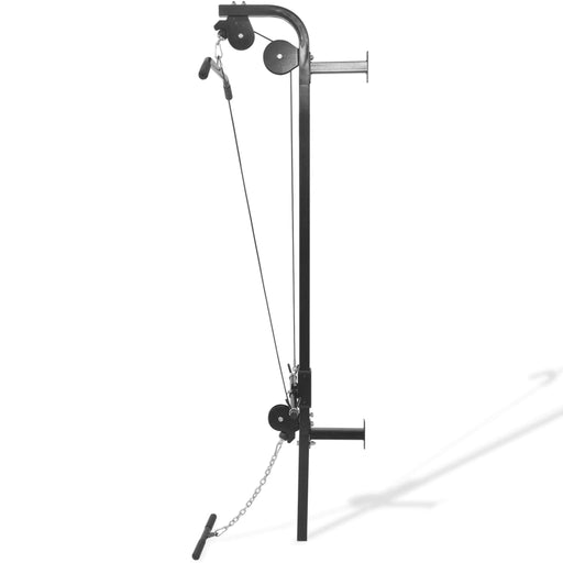 Aparat sală de fitness domiciliu, montare pe perete, cu 2 scripeți - WALTI WALTI