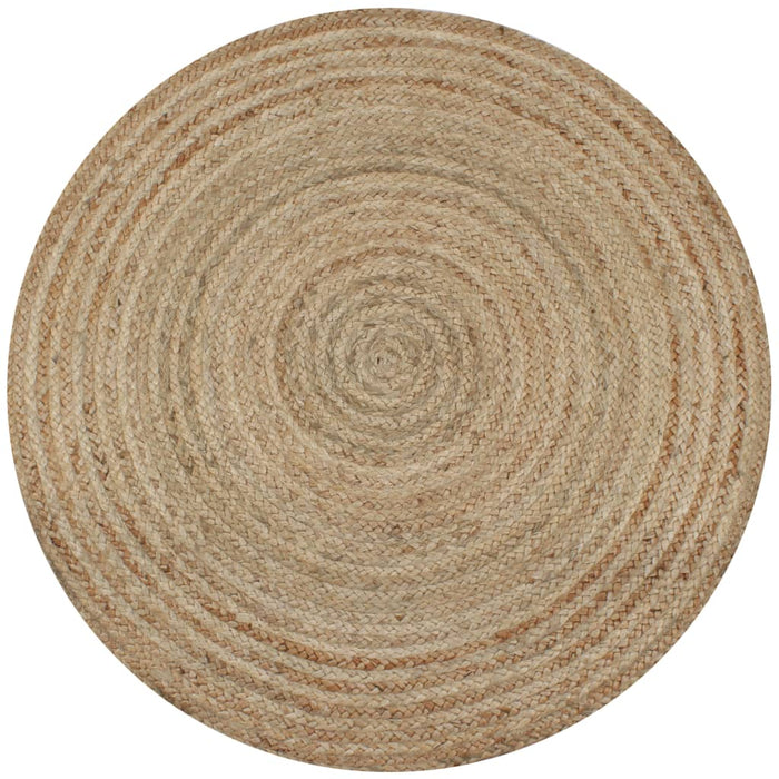 Covor din iută împletită, 120 cm, rotund - WALTI WALTI