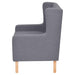 Fotoliu, gri, material textil - WALTI WALTI