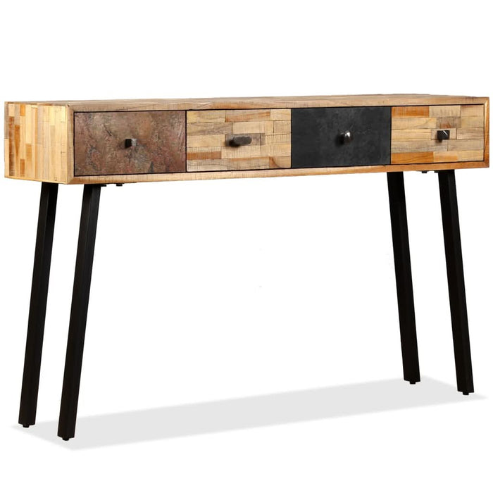 Masă consolă Lemn masiv de tec reciclat 120x30x76 cm - WALTI WALTI