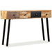 Masă consolă Lemn masiv de tec reciclat 120x30x76 cm - WALTI WALTI